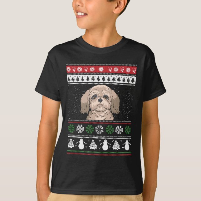 Camiseta Shih Tzu Christmas (Frente)