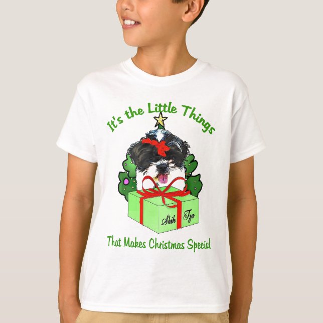 Camiseta Shih Tzu Christmas Gifts (Frente)