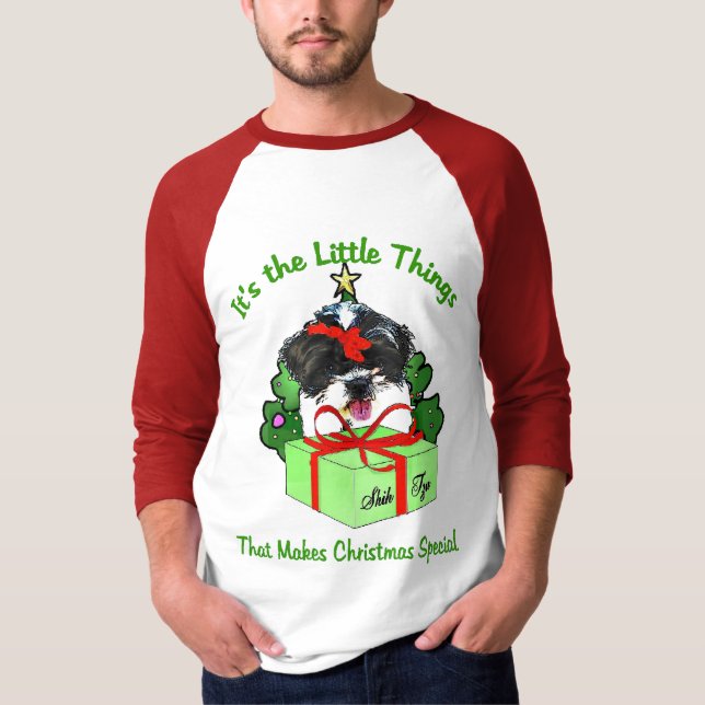 Camiseta Shih Tzu Christmas Gifts (Frente)