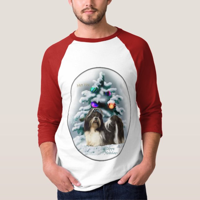 Camiseta Shih Tzu Christmas Gifts (Frente)