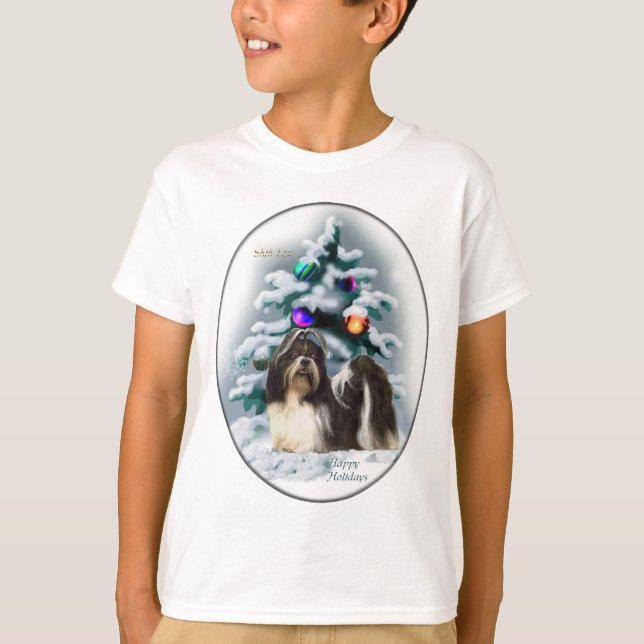 Camiseta Shih Tzu Christmas Gifts (Frente)