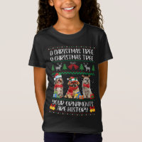 Shih Tzu Christmas Ugly Sweater Shih Tzu Tree Ligh