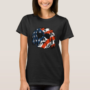 Camiseta Shih Tzu Dog American Flag 4 De Julho - Cachorro
