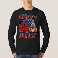 Shih Tzu Dog American Flag Glass Feliz 4º Dia De J