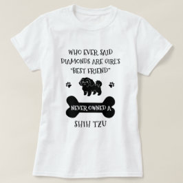 Camiseta Shih Tzu Dog Melhor Amigo