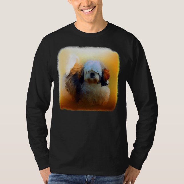 Camiseta Shih Tzu Dog Portrait (Frente)