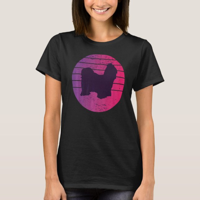 Camiseta Shih Tzu Dog Retro 12 (Frente)
