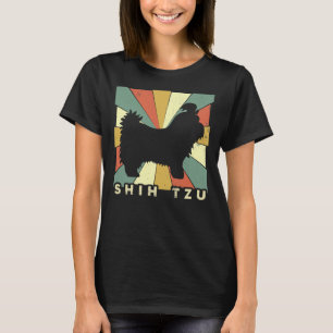 Camiseta Shih Tzu Dog Retro Vintage