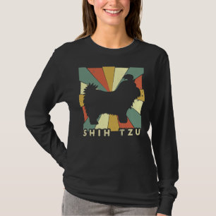 Camiseta Shih Tzu Dog Retro Vintage