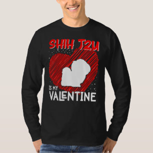 Camiseta Shih Tzu É Meu Dia De Namoro Para O Cachorro Mãe P