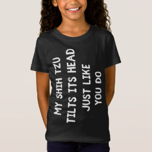 Camiseta Shih Tzu Funny Dog Lover Oferece Mulheres Bonitas