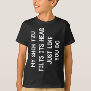 Camiseta Shih Tzu Funny Dog Lover Oferece Mulheres Bonitas 