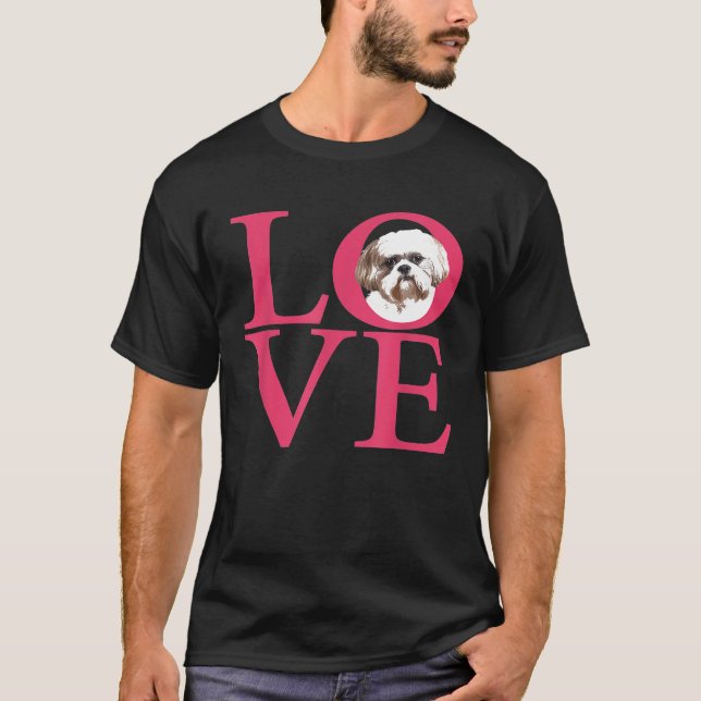 Camiseta Shih Tzu Love (Frente)