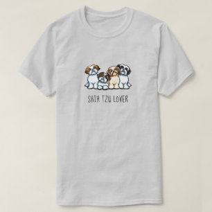 Camiseta Shih Tzu Lover Personalizado
