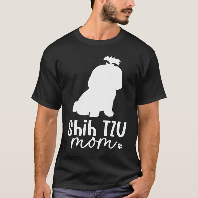 Camiseta Shih Tzu Mãe 1 (Frente)