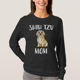 Camiseta Shih Tzu Mãe Cute Shih Tzu Mama Shih Tzu