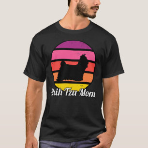 Camiseta Shih Tzu Mãe I Retro Shih Tzu Mãe