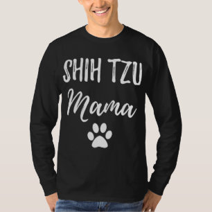 Camiseta Shih Tzu Mama Engraçado Cachorro Sobreloso Cachorr