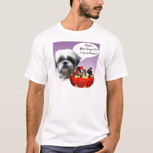 Camiseta Shih Tzu (natural) Halloween Candy