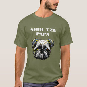 Camiseta Shih Tzu Papa T-Shirt