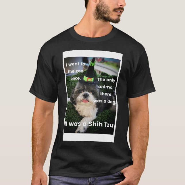 Camiseta Shih Tzu Piada Bella O Cão Rebecca Bex Mader (Frente)