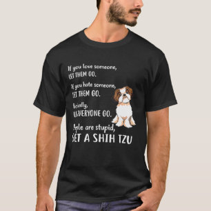 Camiseta Shih Tzu Roupa Obter Um Cão Shih Tzu