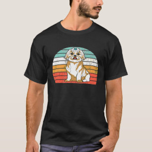 Camiseta Shih Tzu Shih Tzy Mãe Cachorro Mãe Fundo