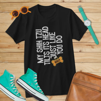 Camiseta Shih tzu Tlits cabeça como você