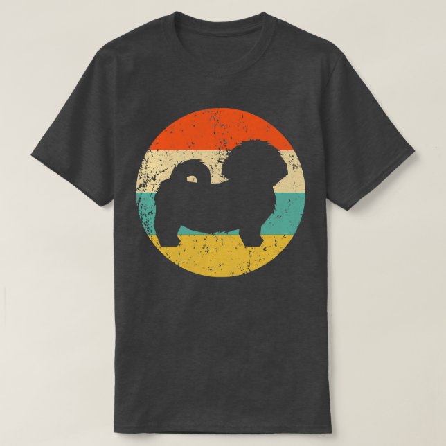 Camiseta Shih Tzu Vintage Retro Shih Tzu Dog (Frente do Design)