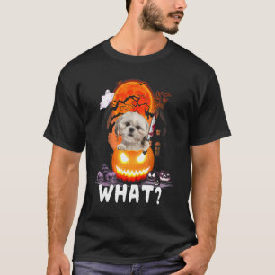 Camiseta Shih Tzu What Shih Tzu With Knife Killer Hallowee