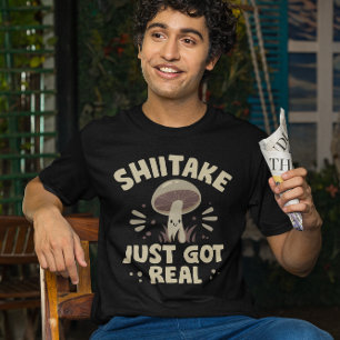 Camiseta Shiitake acabou de ficar real