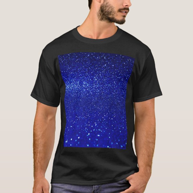 Camiseta Shimmering Canvas Azul de Brilho (Frente)