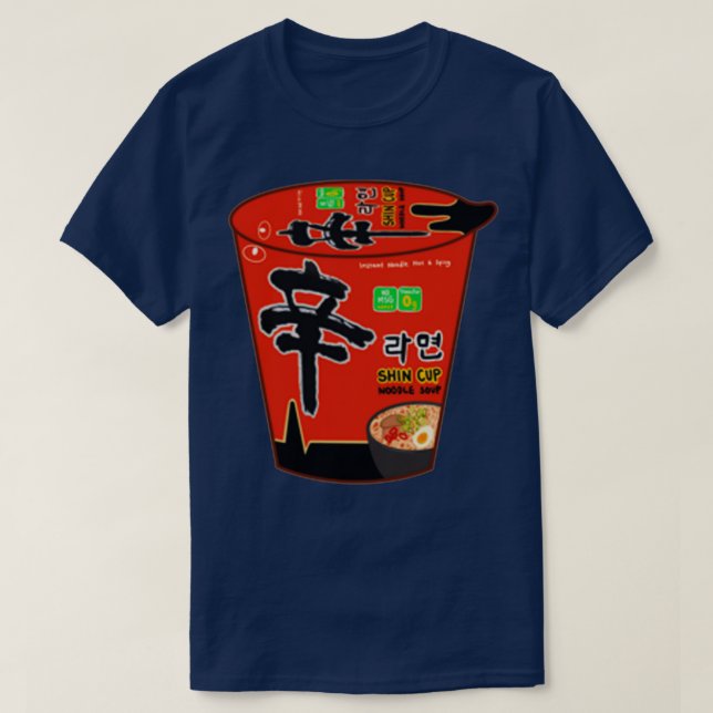 CAMISETA SHIN RAMEN (Frente do Design)