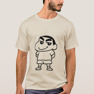 Camiseta Shinchan Cartoon Line art