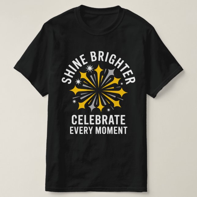 Camiseta Shine Brighter Firework Tee (Frente do Design)