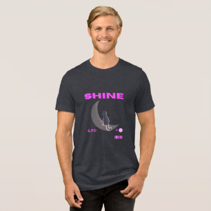 Camiseta Shine Cat on the Moon