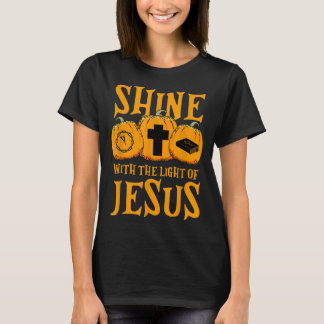 Camiseta Shine With The Light Of Jesus Halloween Costume Ch