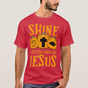 Camiseta Shine With The Light Of Jesus Halloween Costume Ch