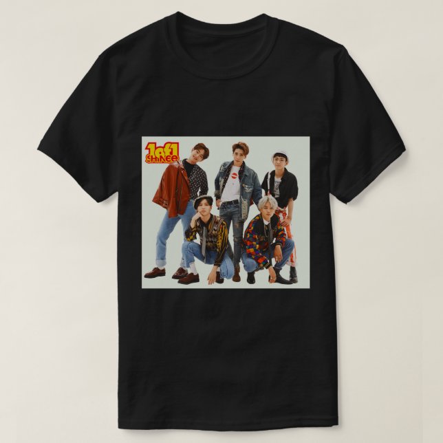 Camiseta SHINee 1 DE 1 T-Shirt clássico (Frente do Design)