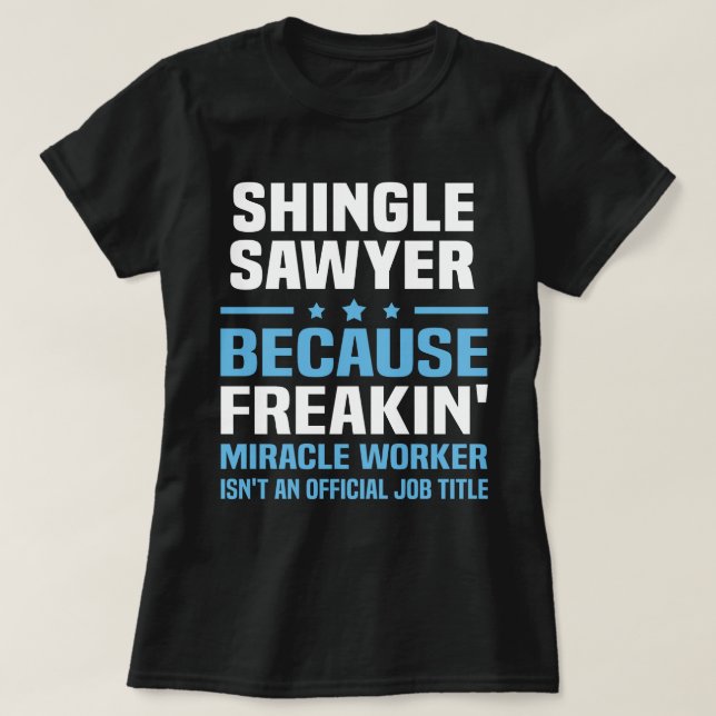 Camiseta Shingle Sawyer (Frente do Design)