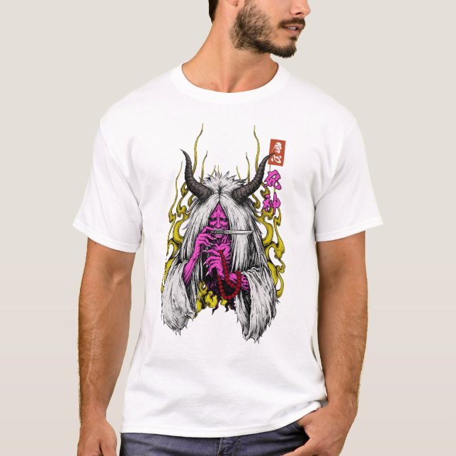 Camiseta Shinigami Death Spirit Japanese Oni Demon (Frente)