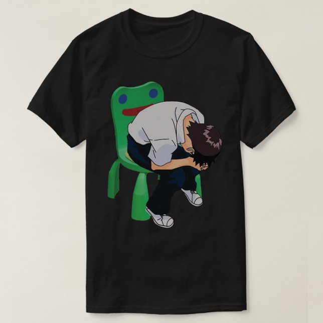 Camiseta Shinji Ikari, presidente da Froggy (Frente do Design)