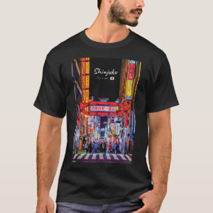 Camiseta Shinjuku, Japão - Rua Neon Kabukicho