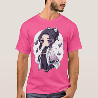 Camiseta Shinobu Ds Anime Bonita Estilo Chibi