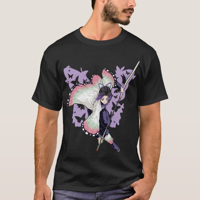 Camiseta Shinobu Kimetsu No Yaiba T-Shirt (Frente)