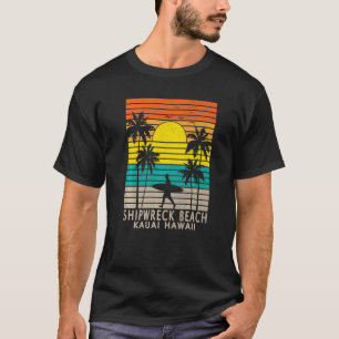 Camiseta Shipwreck Beach Kauai Hawaii HI Hawaii Island Su