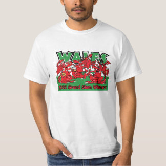Camiseta Shir 2012 dos dragões T de Galês dos vencedores do