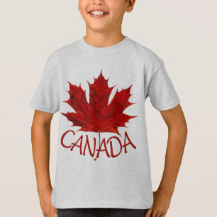 Camiseta Shir do Kid Canada Flag Sweatshirt Maple Leaf Kid
