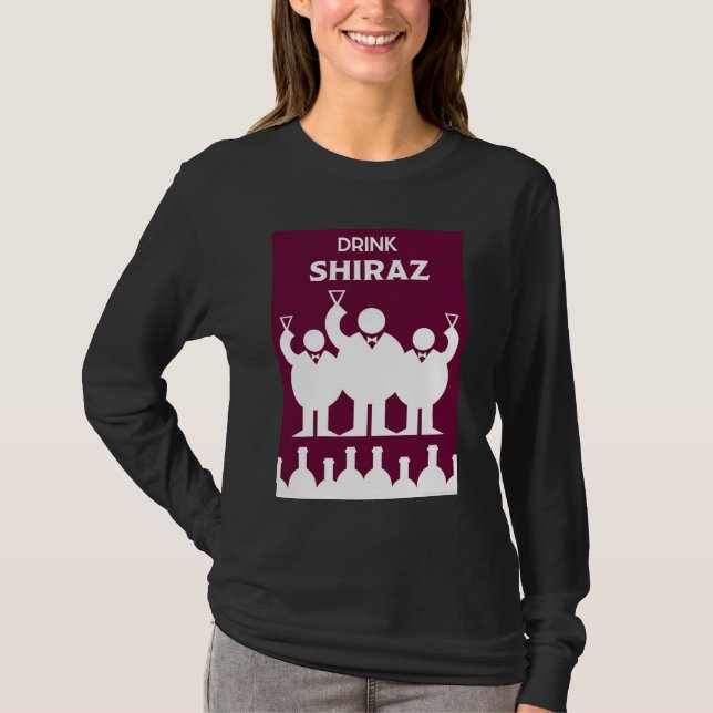 Camiseta Shiraz, dias internacionais do vinho (Frente)