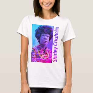 Camiseta Shirley Chisholm, abaulado roxo